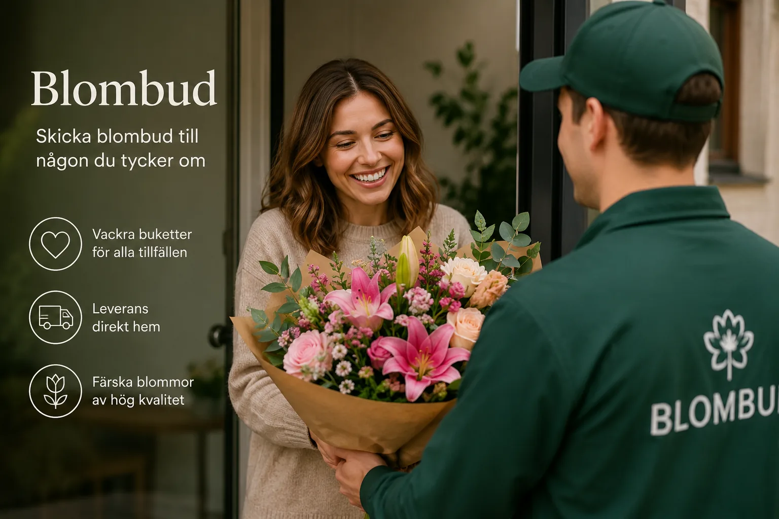 Buketter att skicka med blombud till mamma på mors dag